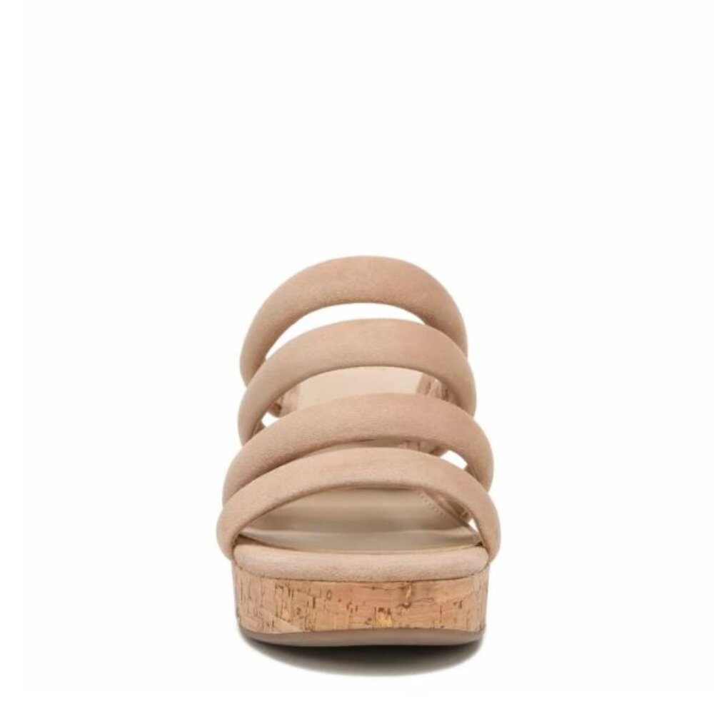 NWT Sam Edelman Women's Yuki Platform Wedge Sandal Golden Caramel - Picture 5 of 15